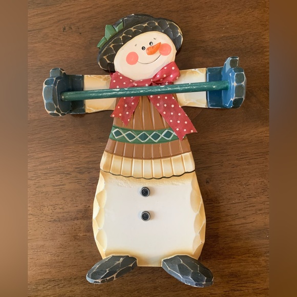 NIB Snowman Candy Cane Holder - Picture 2 of 5